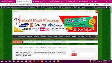 Winstar W77 Flash File |  Mt6572 Android 6.0 Hang Logo & Lcd Fix Stock Rom