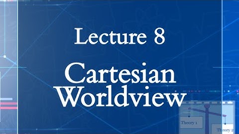 HPS100 Lecture 08: Cartesian Worldview
