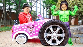 Kids turn into superheroes - Funny toy stories for kids