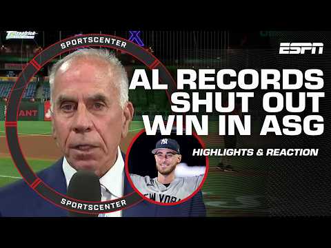 REACTION to MLB All-Star Game ✨ Tim Kurkjian & David Ross' takeaways + Dodgers & NYY | SportsCenter