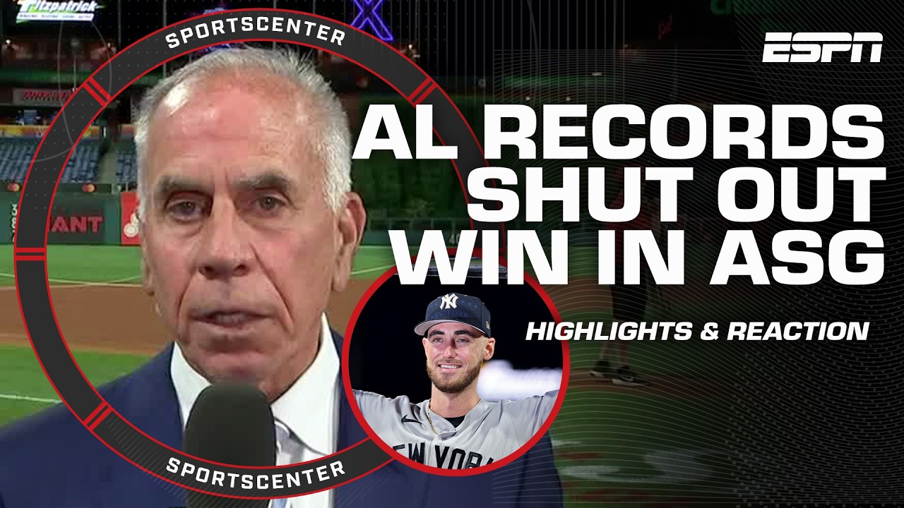 REACTION to MLB All-Star Game ✨ Tim Kurkjian & David Ross' takeaways + Dodgers & NYY | SportsCenter