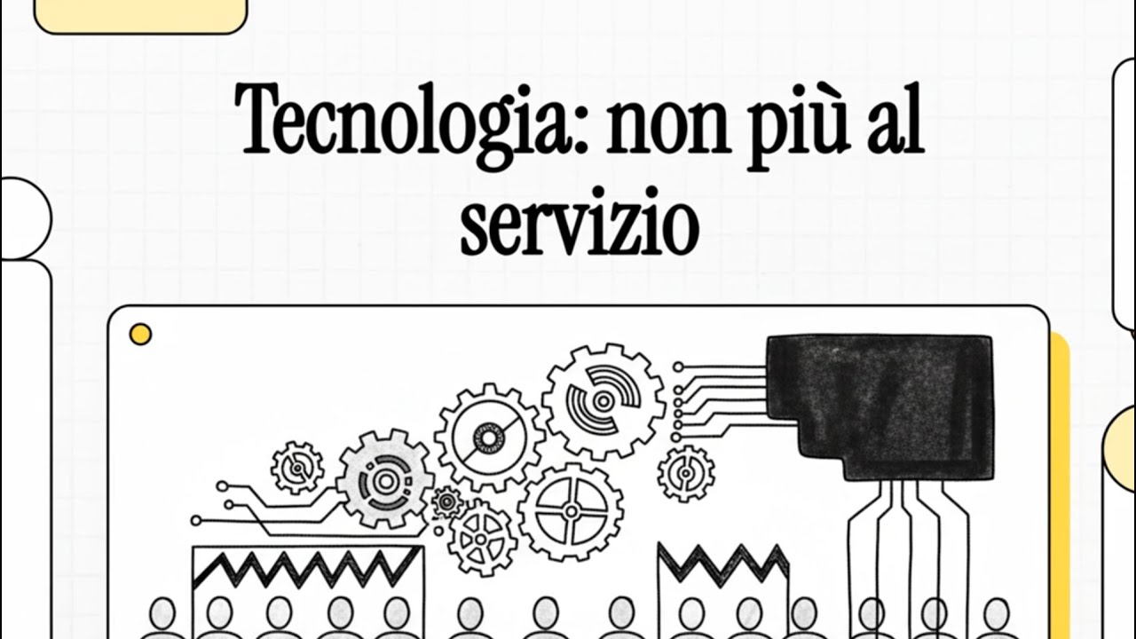 Il Giorno in cui la Tecnologia ha Smesso di Servire le Persone