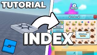 How you can make a Full Index System!  TUTORIAL INDEX roblox Studio