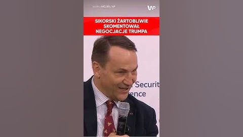 Sikorski zażartował w Monachium. "To my kontrolujemy Nagrodę Nobla w dziedzinie pokoju"
