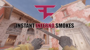 ALL Instant FAZE Inferno Smokes CS2