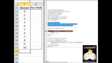 VBA Tutorial (Chap 6): Arrays (3 of 6)