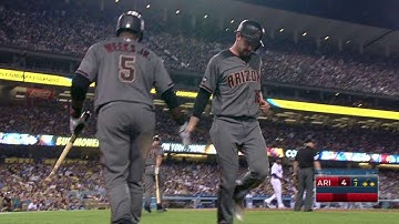 ARI@LAD: Drury knocks an RBI single over the bag