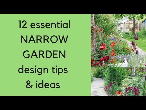 12 'narrow garden' design tips and ideas