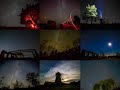 Таймлапсы ночного и звездного неба 2021. Псков. Time-lapse of the night sky and stars 2021. Russia.