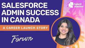 🇨🇦 Canadian Salesforce Success 🇨🇦 | Landed Job After 1st Interview ✅ | Talent Stacker Member Story