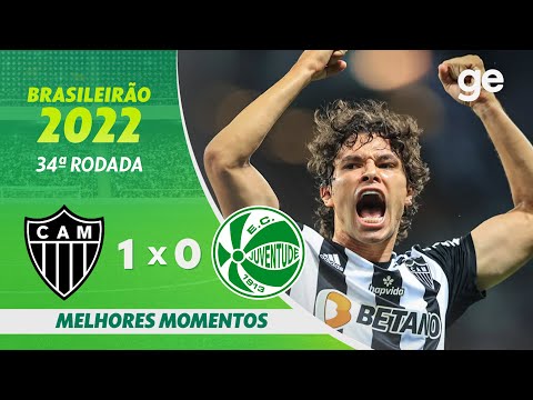 ATLÉTICO-MG 1 X 0 JUVENTUDE | MELHORES MOMENTOS | 34ª RODADA BRASILEIRÃO 2022 | ge.globo