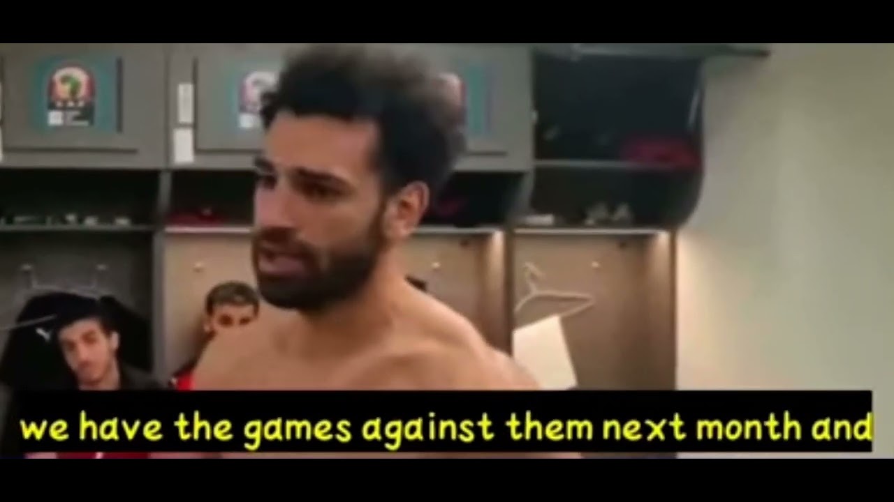 AFCON 2021 Finals. Mo Salah speech after defeat.