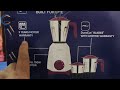Maharaja Whiteline Mixtron DLX Mixer Grinder 750W | Full Review &amp; Demo 🔥