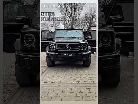 Mercedes-Benz EQG  ✔ Автокилимки 3Д ✔ екошкіра  ✔ в салон Мерседес, видео 2