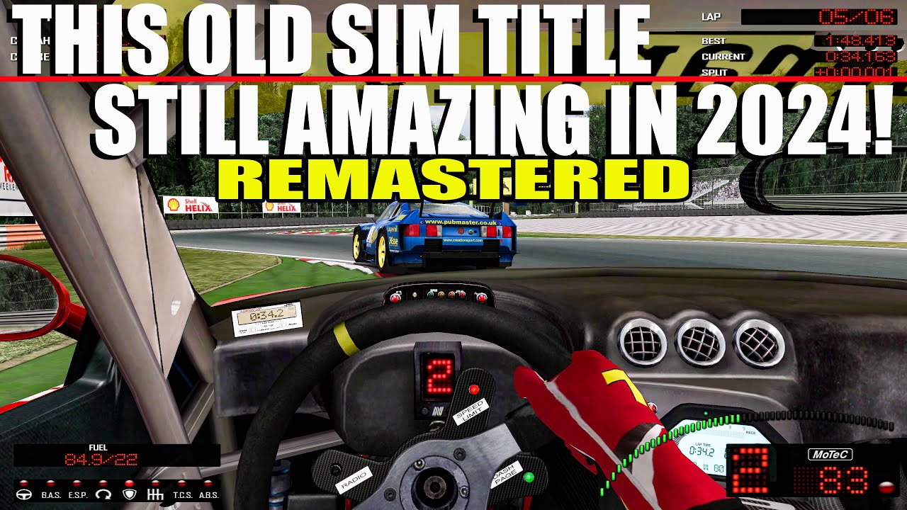 Эта старая игра всё ещё впечатляет в 2024 году! Патч GTR 2 HQ Anniversary