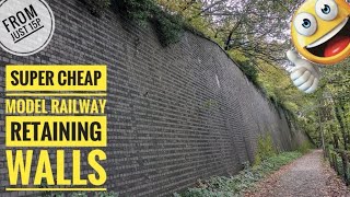 Super cheap retaining walls (fits well with Metcalfe)  Liberty Junction handy hints 10