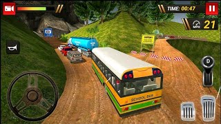 High Risk way school bus driving | school bus driving Android game by MDS GameZ screenshot 2