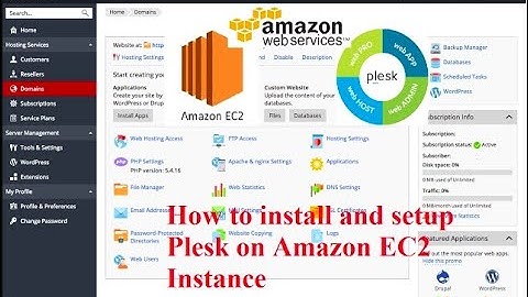 How to install and setup Plesk on Amazon EC2 instance