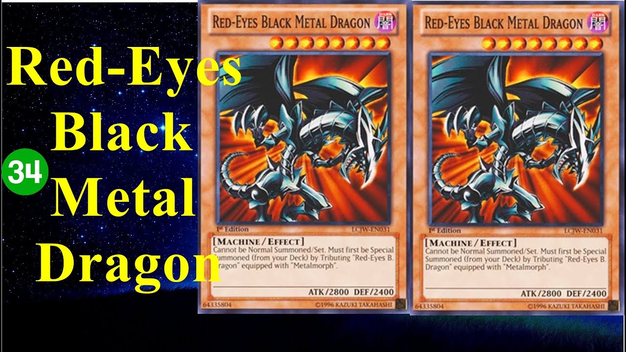 34. YuGiOh (JOYE) Triệu hồi RỒNG ĐEN MẮT ĐỎ KIM LOẠI. RedEyes