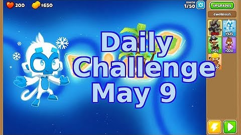 Bloons TD 6 Daily Challenge | It Should Be Easy | No Hero No MK | May 9 2022