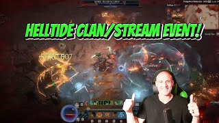 Helltides Clan/Stream EVENT COME JOIN! Diablo 4 Season 4!