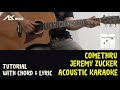 Jeremy Zucker - comethru [ Acoustic Karaoke with Chord & Lyric ]