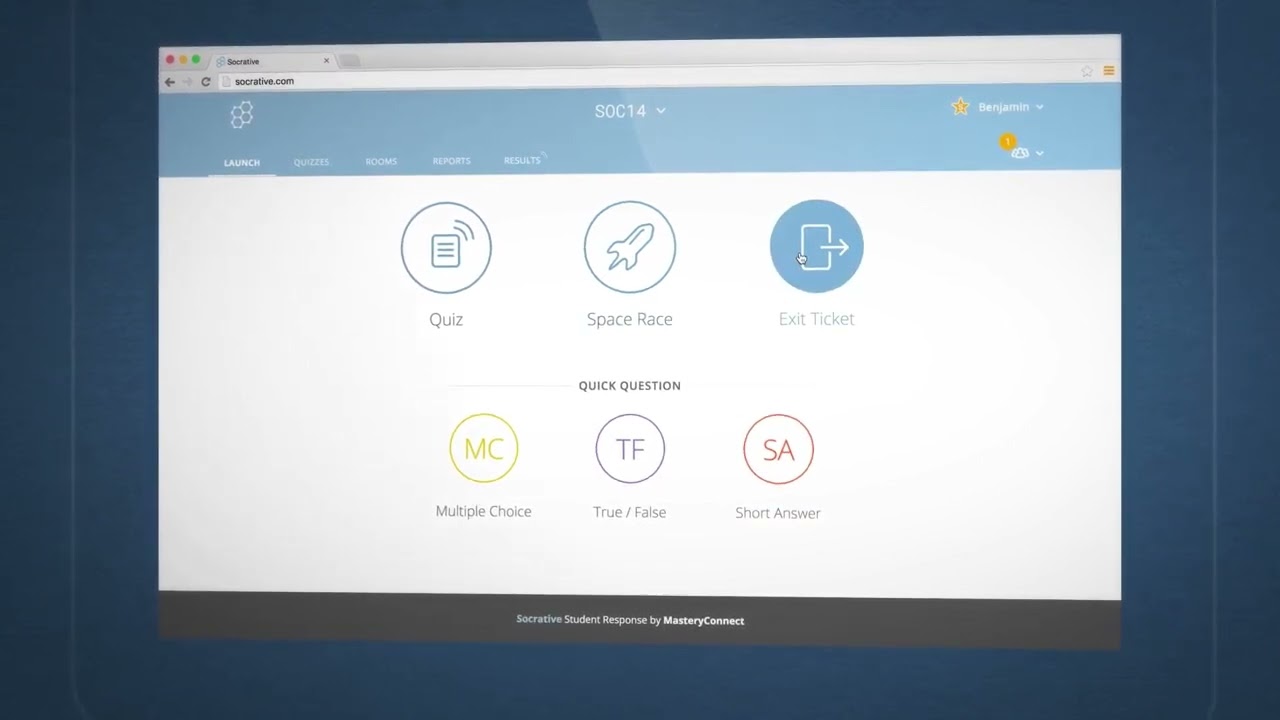 Socrative platformasidan foydalanish