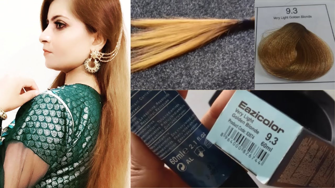 hair color at home using eazicolor YouTube