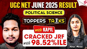 UGC NET Political Science Topper Interview🔥| UGC NET JRF Topper