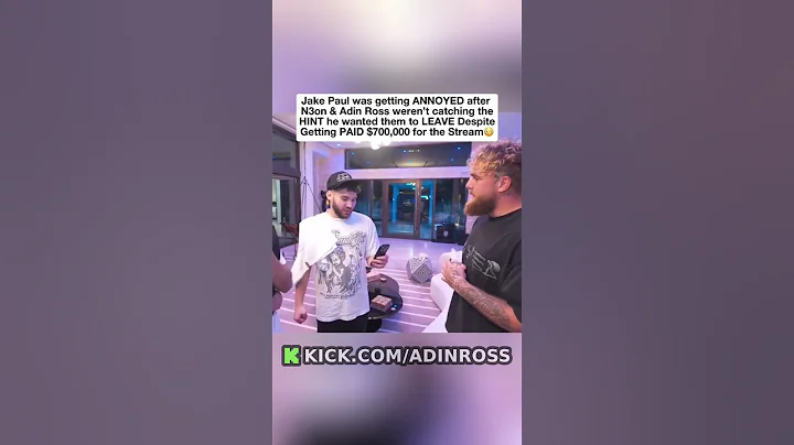 Jake Paul Was Trying To Kick Adin Ross & N3on Out Of His House💀 #adin #funny #ishowspeed #clips