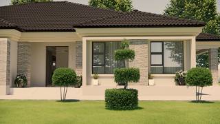 4 Bedrooms house plan Double Garage (11)