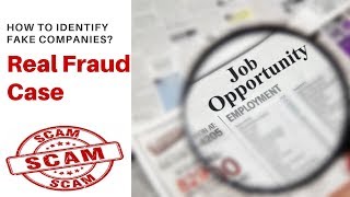 Job scams | Real Fraud Case study | How to identify fake company | India,USA,UK,France,Russia