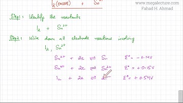 4 - Constructing Redox Reactions using Electrode Potentials : Example Question