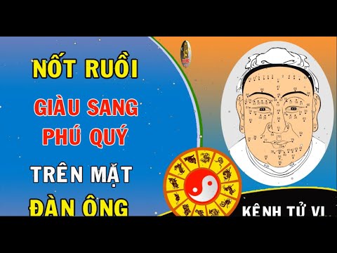 Những nốt ruồi trên mặt đàn ông mang lại giàu sang phú quý