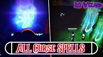 All CURSE spells in RO-Wizard! (Avada Kedavra and Morsmordre Showcase)