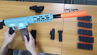 Armas automáticas de brinquedo para nerf metralhadora automática com bipod,  m416 elétrica brinquedo espuma blaster com 150 dardos, jogos de tiro