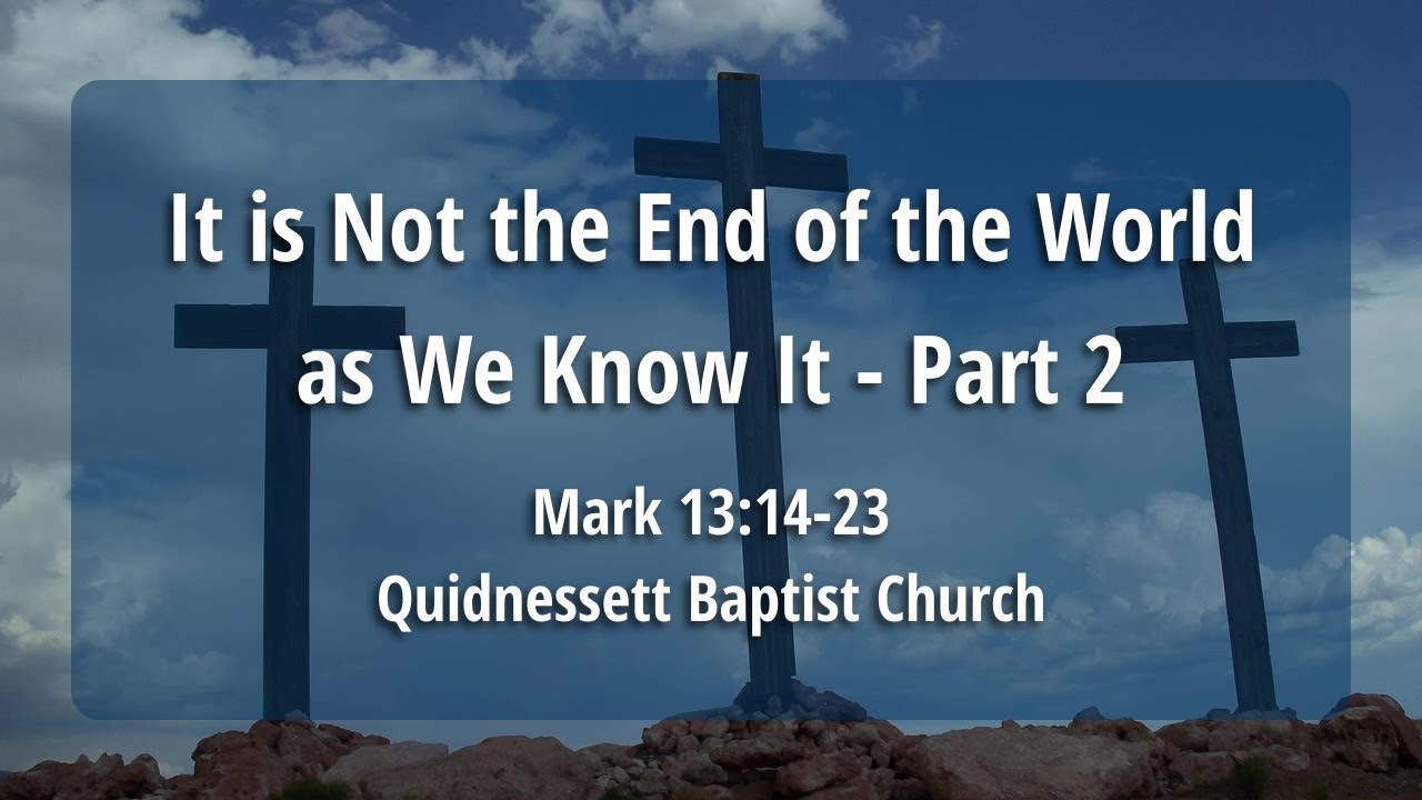 It is Not the End of the World as We Know It – Part 2 - YouTube