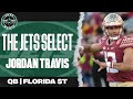 New york jets draft qb jordan travis reaction 