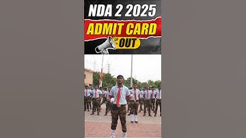 🎖️ How to Download NDA 2 2025 Admit Card | Step by Step Guide #nda #nda2025 #trending