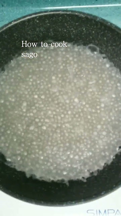 How to cook sago | #shorts