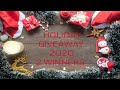Holiday Giveaway 2020: 2 Winners