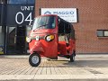 2021 Piaggio Apé City Passenger Tuk Tuk