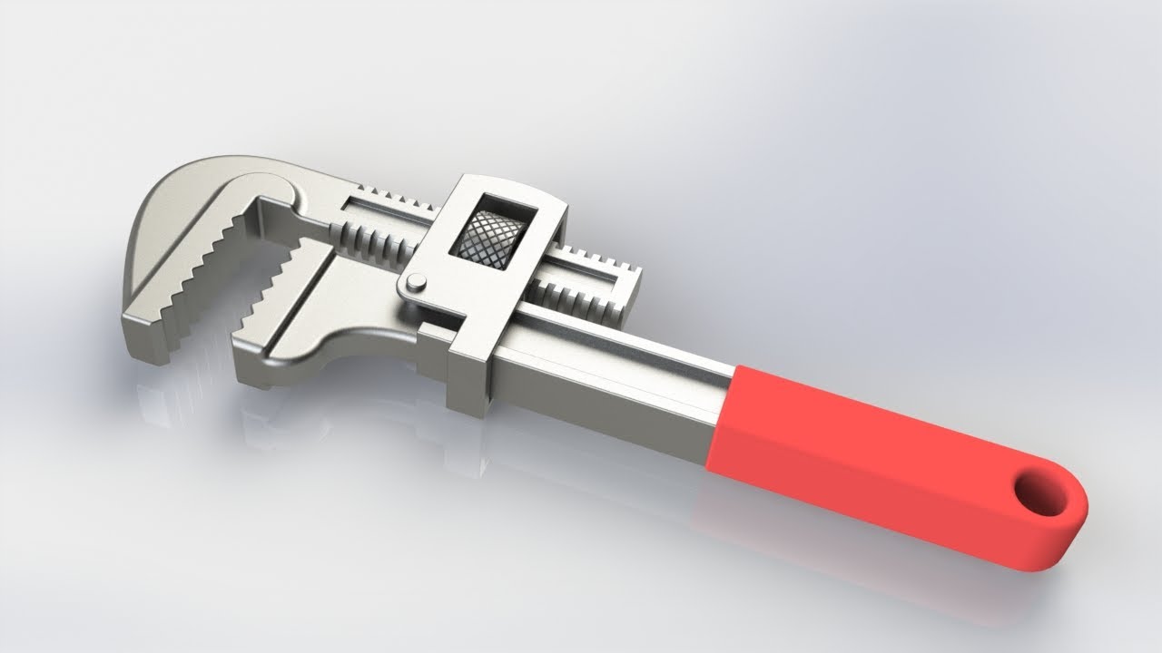 Solidworks: adjustable pliers (2)