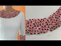 ഇനി നിങ്ങള്‍ക്കും ചെയ്യാം easy ആയി|beautiful hand embroidery neck design|passion in fashion