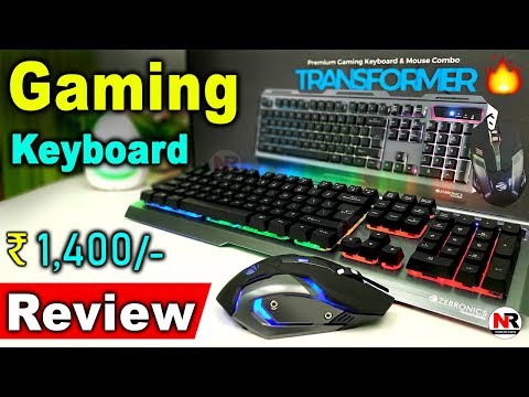 Zebronics Transformer Gaming Multimedia USB Keyboard and Mouse Combo Full Review & Unboxing in Hindi