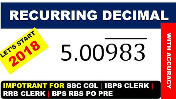 Maths Bar Questions || mixed and pure recurring decimals into vulgar fractions