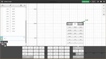 Linear and Exponential Regression in Desmos