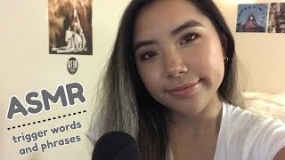 ASMR 🌙 Trigger Words and Phrases 🌙 (Relax, Tickle, Stipple, etc.)