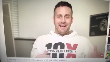 LISTEN TO A SCAMMER? LIE ON YOUR CREDIT CARD APPLICATIONS? 🤡🤡🤡