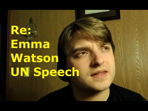Re: Emma Watson UN Speech - YouTube